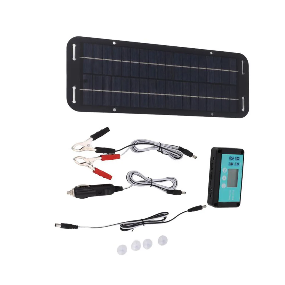 30W Solar Panel Kit for 12V Batteries with Integrated Controller and Trickle Charging Capability for Long Term Use
