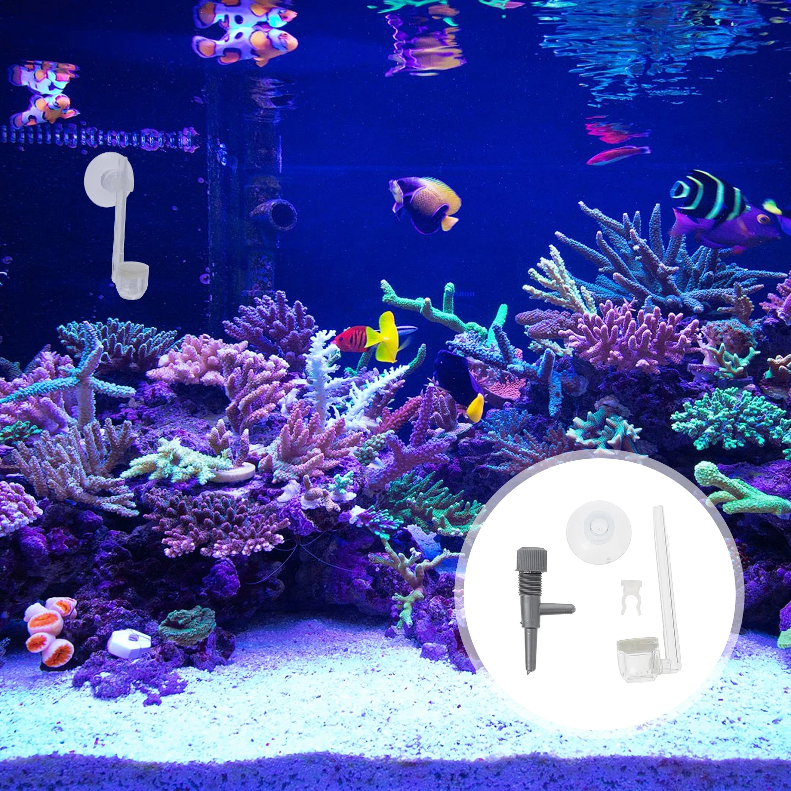 

1 set Aquarium Air Fish Tank Bubbler Stone Premium Small Dense Bubbles Long Lasting Durable Oxygenator For Tank