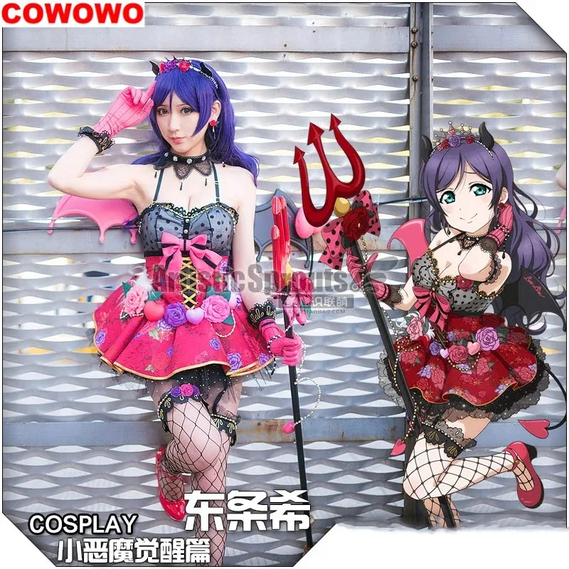 Lovelive Tojo Nozomi Little Devils Women Cosplay Costume Cos Game Anime Party Uniform Hallowen Play Role Clothes Clothing view 4