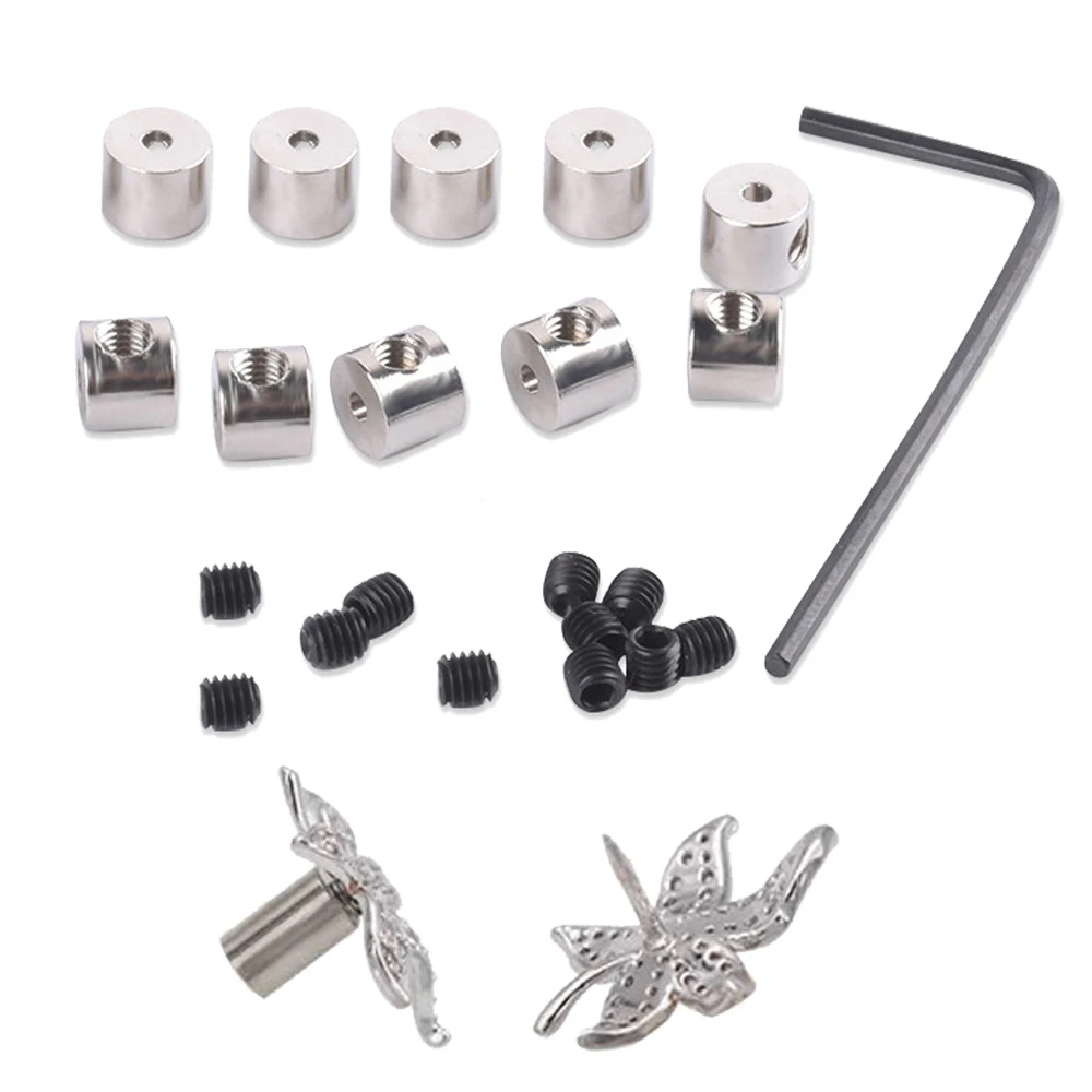 10pcs 6x9/5x6mm Pin Keepers Locks Backs Locking Clasp Pin Keeper for DIY Insignia Name Tag Landyards Badge Brooch Jewelry Making