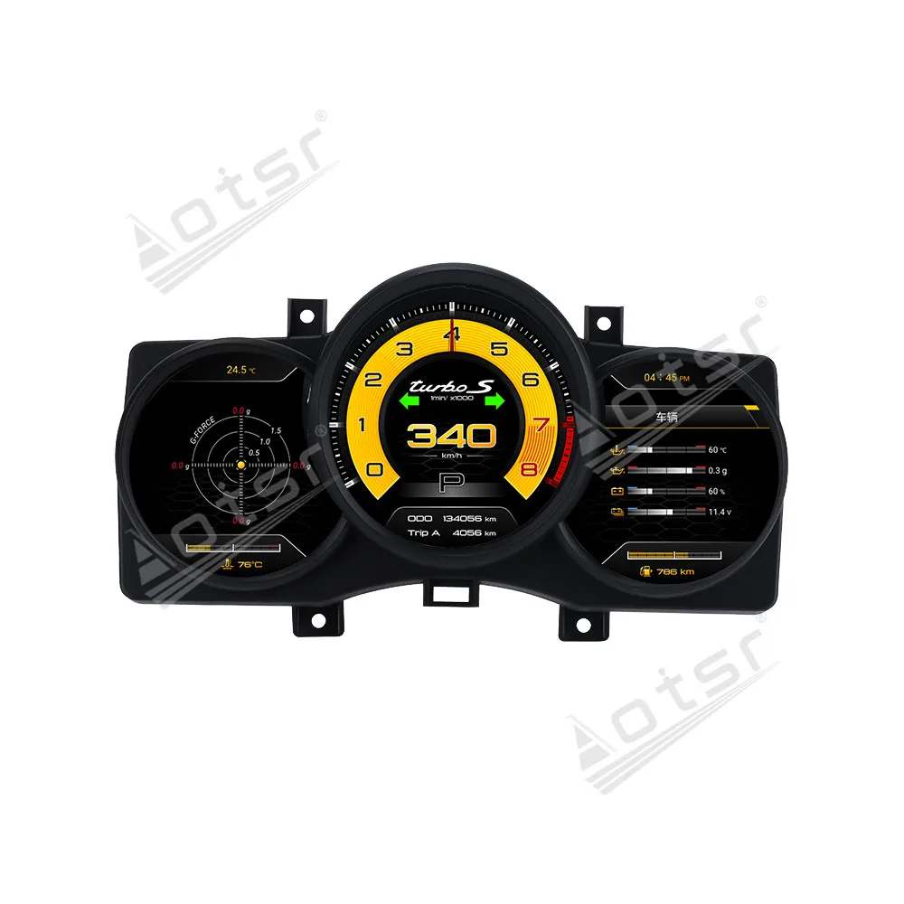 The Newest Digital Cluster Odometer Screen For Porsche Campost LCD 2005-2012 Player Dashboard Speed Meter Car Accessories