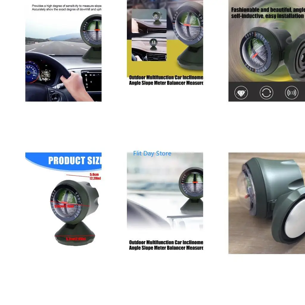 F92C Automatic Sensing Vehicle Angles Detector With Large Display Screen Shockproof