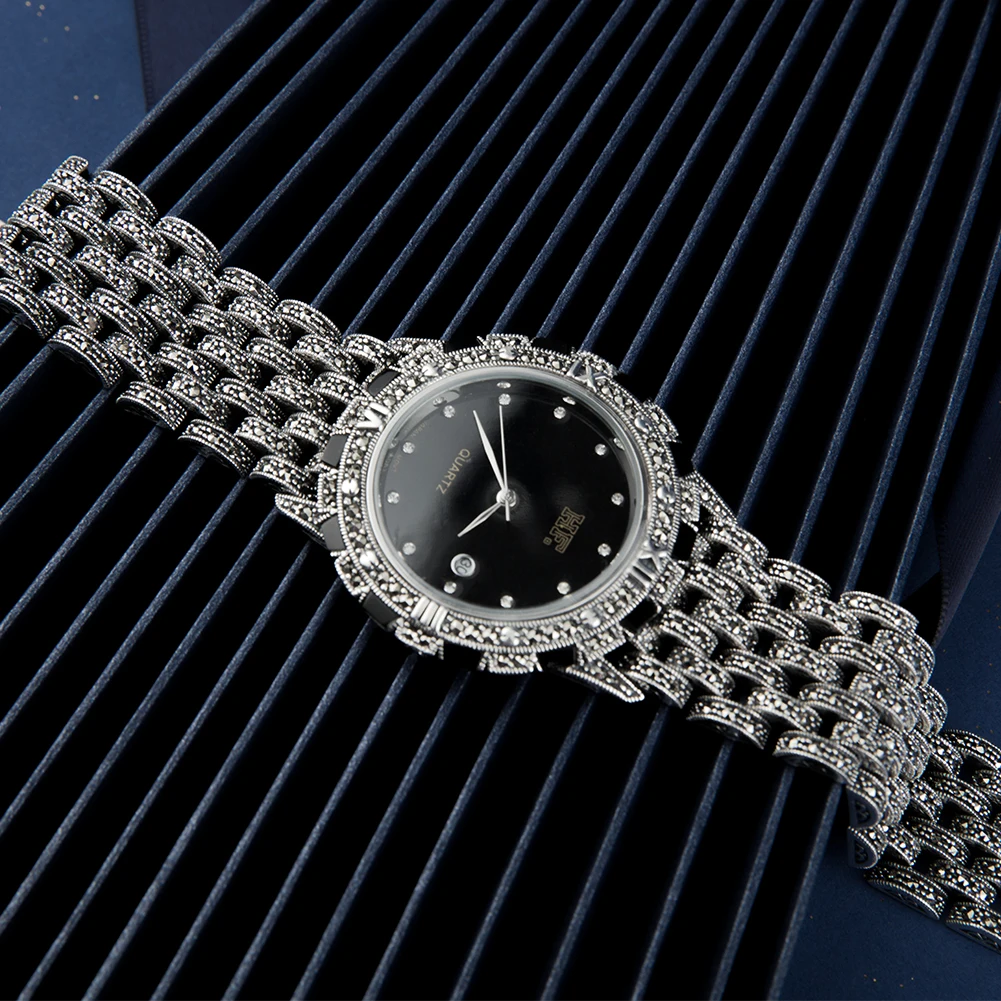 태국 실버 순은 925 스털링 실버 마카사이트 럭셔리 - Luxury Watch Thailand 리뷰 및 가격