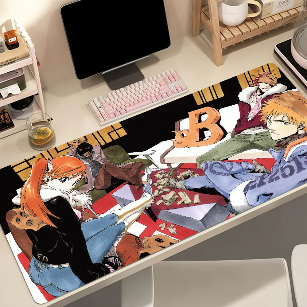 Anime B-Bleach Mouse Pad Non-slip Thickened MousePad Student Gaming Cushion Large Writing Lockedge Office
