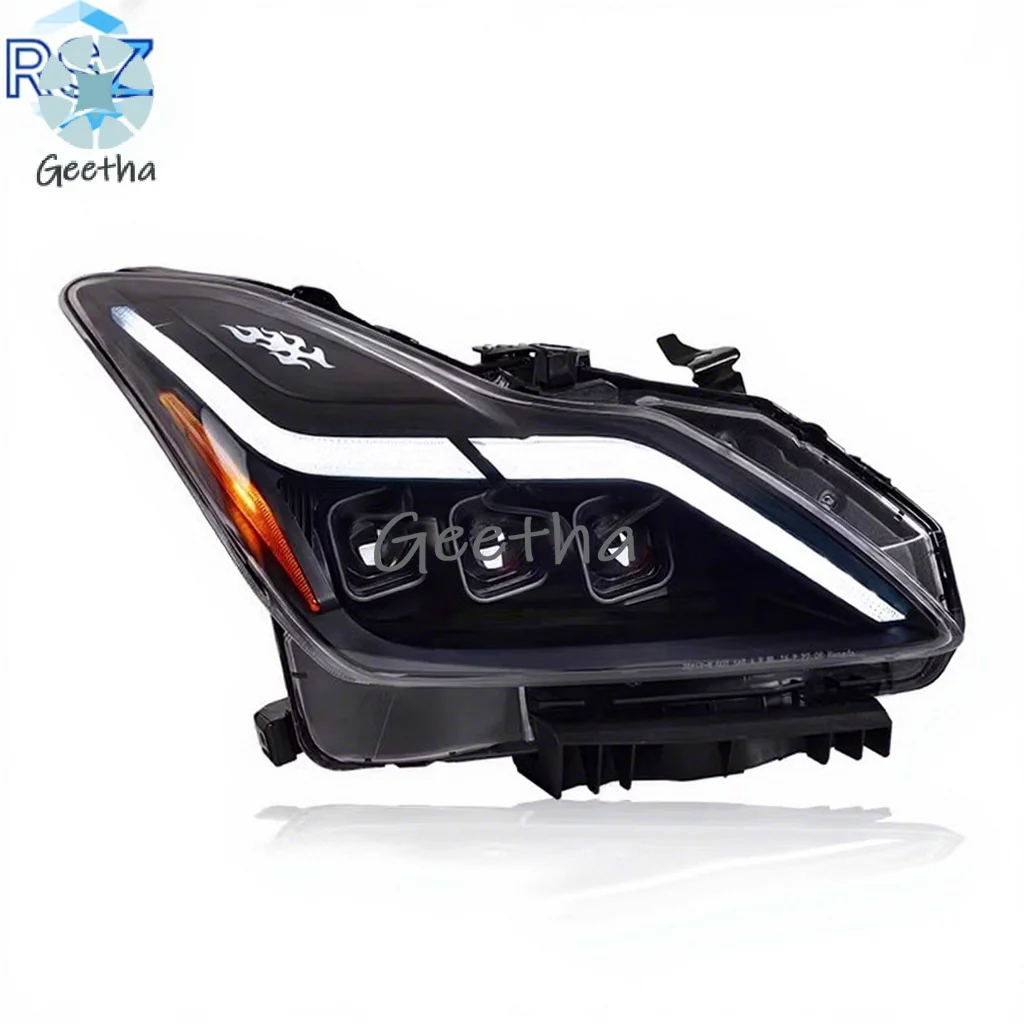 For G25 LED Lamp for 2007 2013 2018 Infinite G35 G37 Sedan Coupe Infiniti Modified Headlight Triple Beam Lens Led Headla
