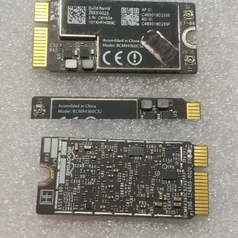 for A1465 A1466 Wireless Network Interface Card Bluetooth 4.0 Gigabit WIFI BCM94360CS2 for MacBook Air 13 inch 2013-2017