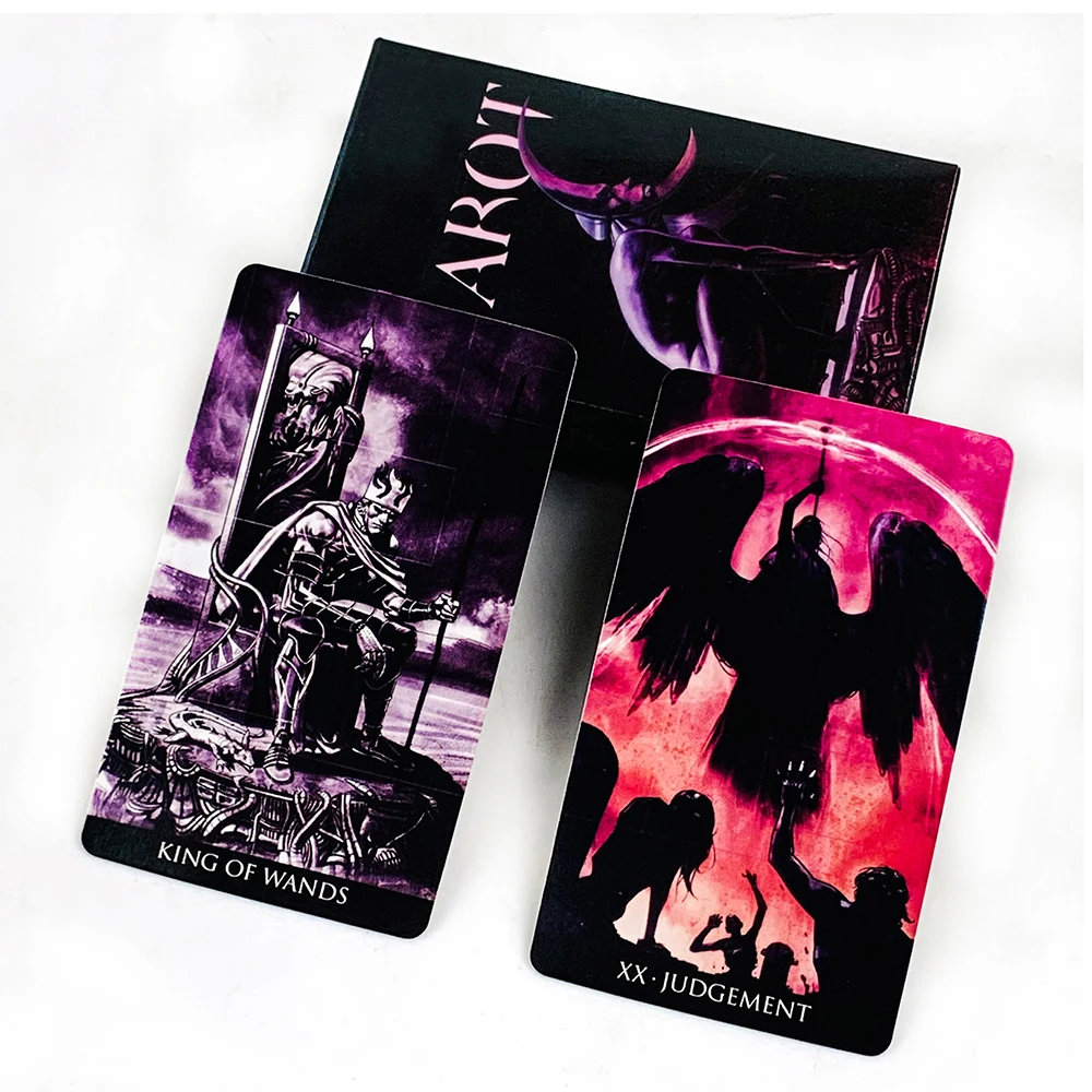 Nuevo Baraja de Tarot A 78 Uds. Baraja con temática de pesadilla, juego de mesa de cartas de adivinación misteriosa, juego de vacaciones, juego de cartas de reunión familiar