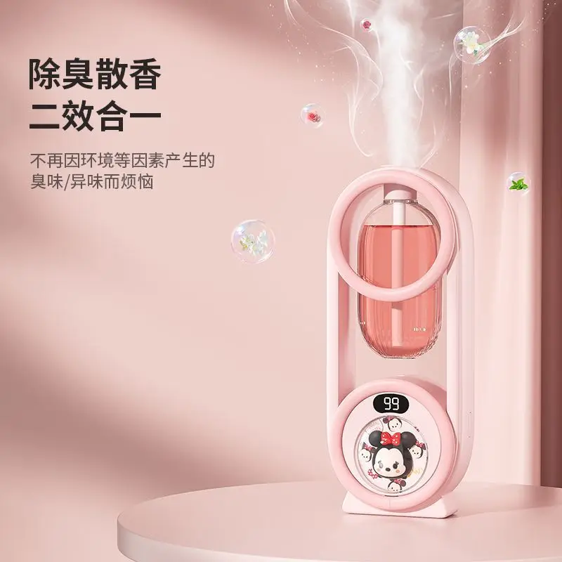 Disney bonito dos desenhos animados minnie lotso casa interior banheiro desodorante fragrância de longa duração inteligente difusor de aroma automático ambientador