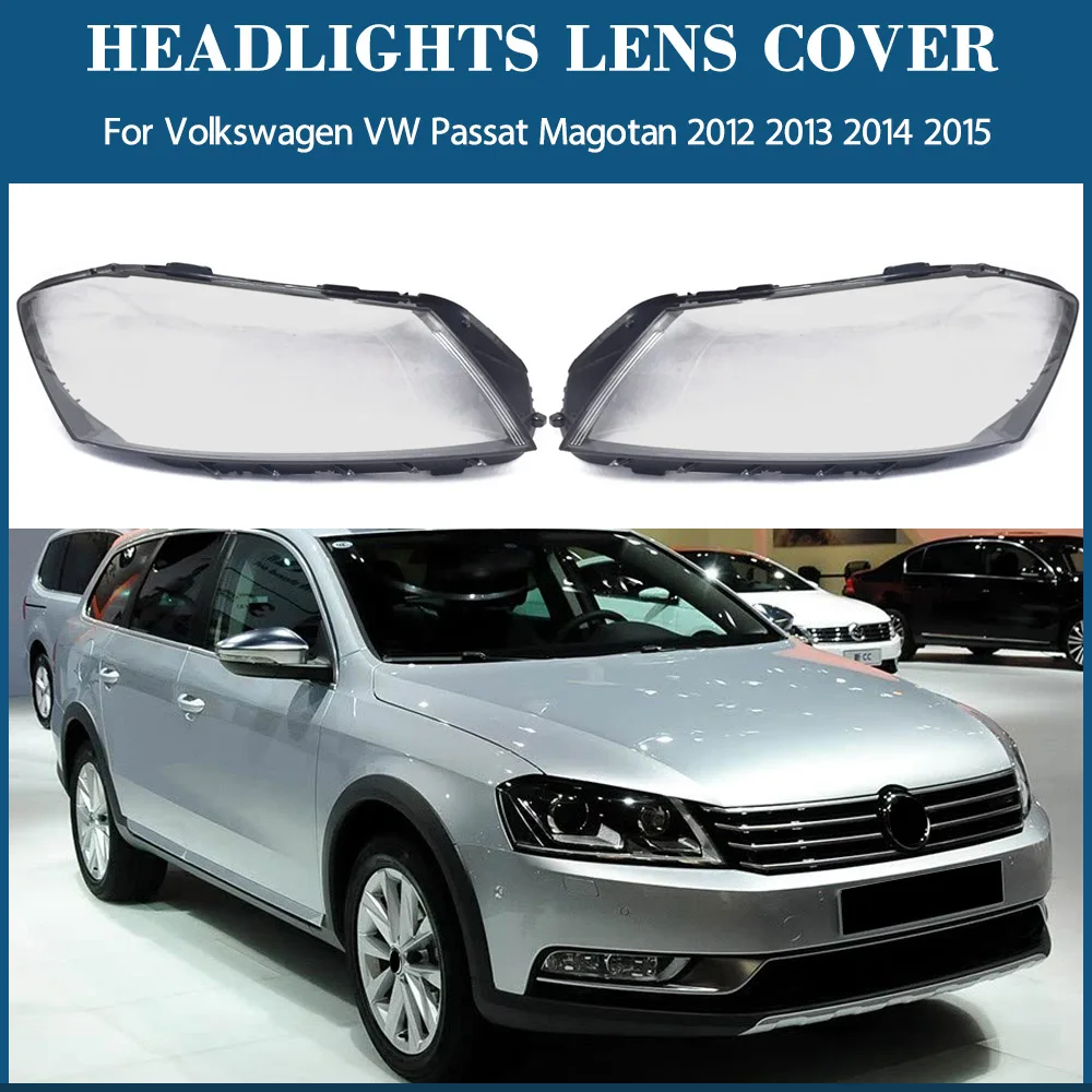 

For Volkswagen VW Passat Magotan 2012-2015 Front Headlamp Cover Transparent Headlight Shell Lens Plexiglass Replace Lampshade