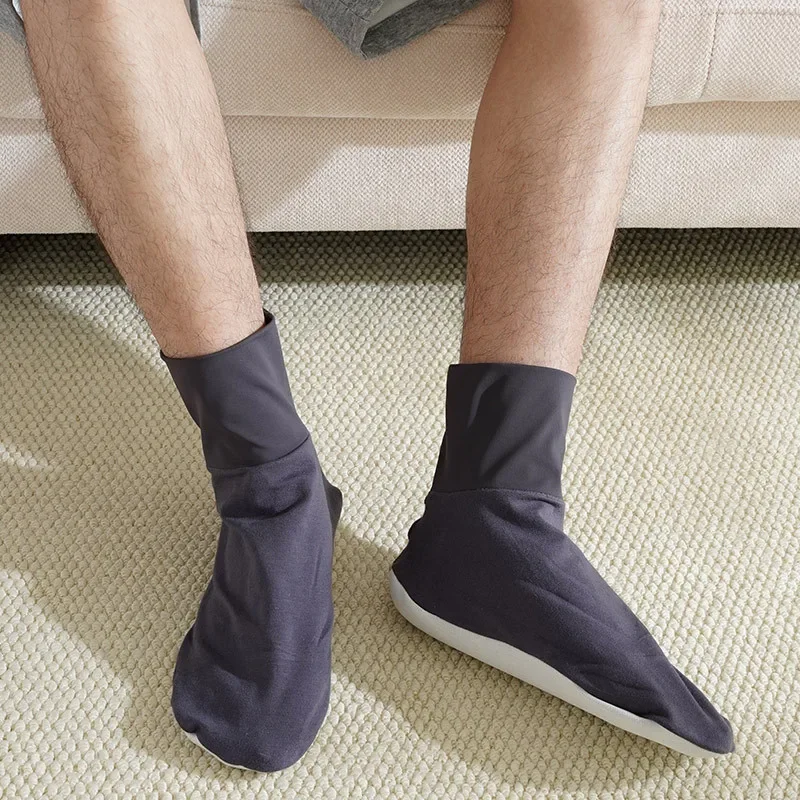 Men'S Loose Air Conditioning Socks for Sleeping, Keeping Warm, And Combating Cold And Damp at Home, Floor Socks