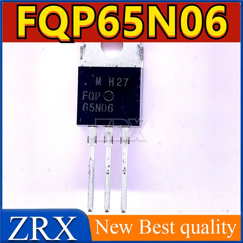 

5Pcs/Lot FQP65N06 brand new imported spot TO-220 MOS field-effect transistor