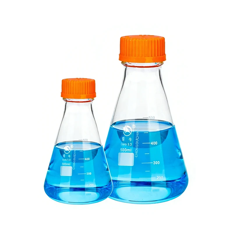 

Лабораторная коническая колба из боросиликатного стекла с винтовой горловиной, 250 мл, 500 мл, 1000 мл, 2000 мл, термостойкая