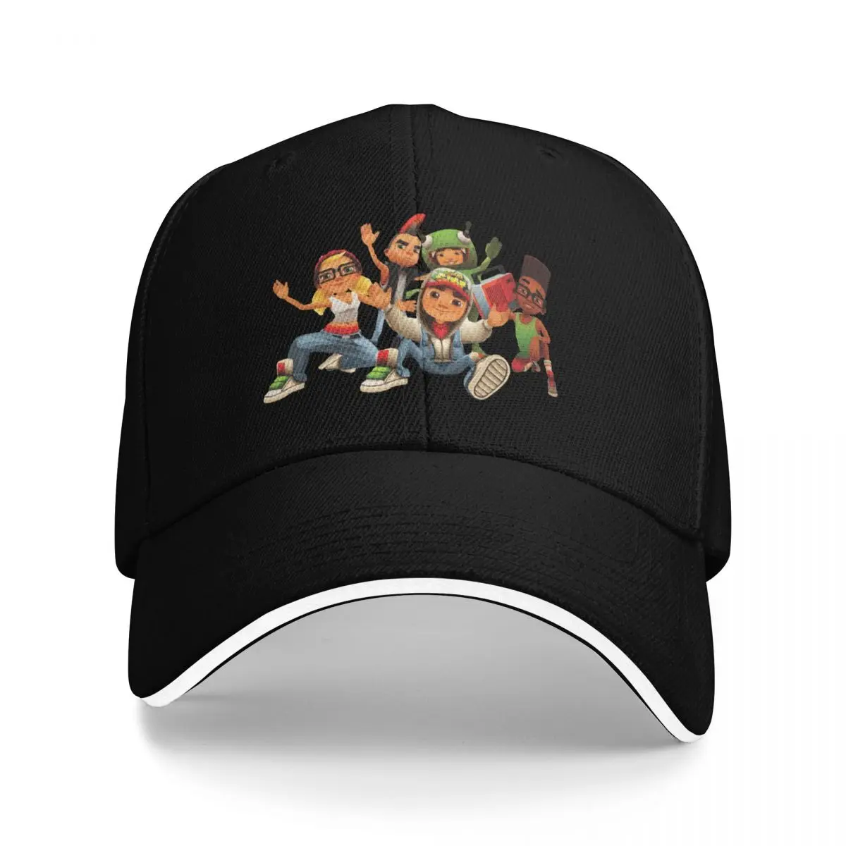 Subway Surfers Team Baseball Cap custom Hat dad hat Sports Cap luxury woman cap Caps Male Women's