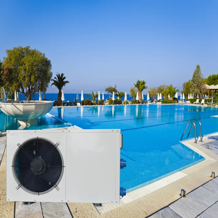 Swimming Pool DC Inverter Heat Pump 9KW Capacity R32 R410A Gas Water Heater for Outdoor Spa Above Ground Pool Heating System