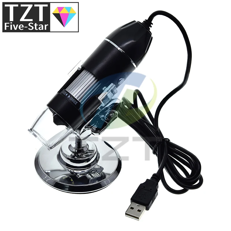 Imagem -03 - Microscópio Eletrônico com Câmera de Vídeo 1000x hd com Usb Lupa Mais Régua de Calibração Luzes de Led