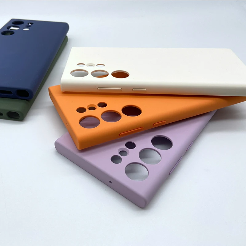 For Samsung Galaxy S23 Ultra Case High Quality Soft Silicone Cover Silky Touch Protective Case For Galaxy S23Ultra 5G Case