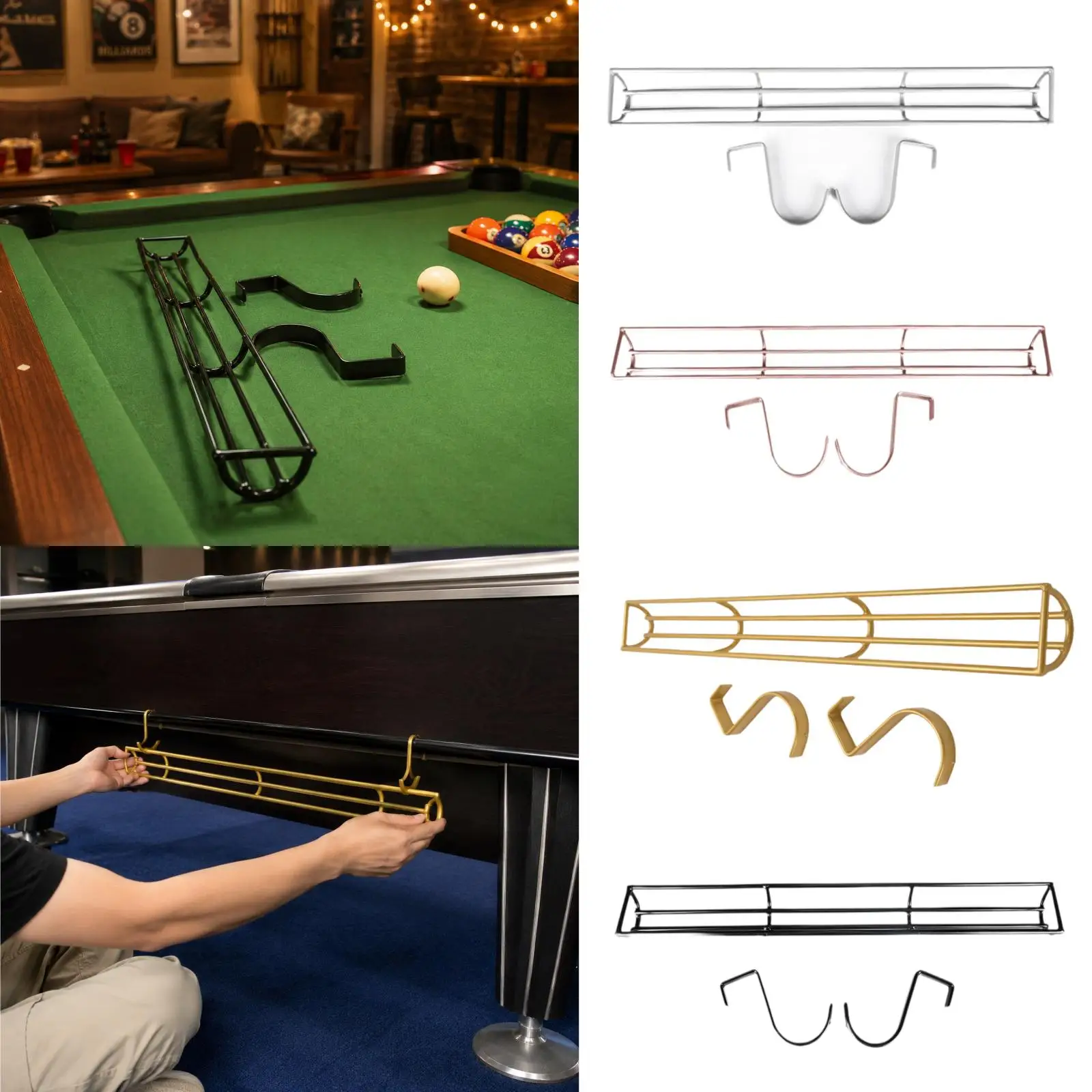 

Billiards Balls Storage Holder Pool Ball Holder Durability, Easy Installation Premium, Sturdy, Billiards Accessories
