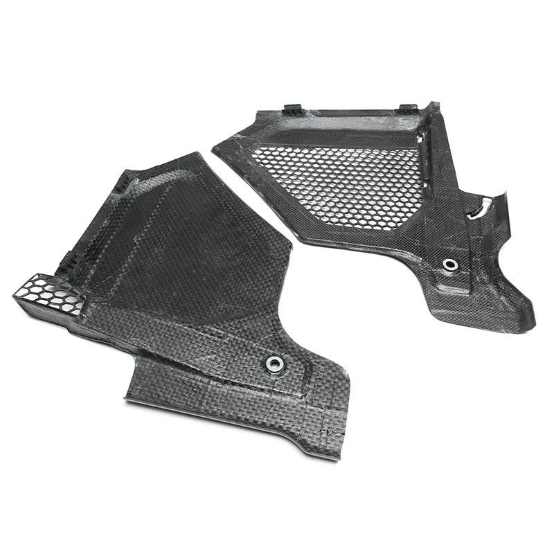 Real Dry Carbon Fiber Engine Bay Cowls Grid Covers Carbon Fiber Top Corner Panels For BMW G80 G81 M3 G82 M4 G87 M2 2021-IN