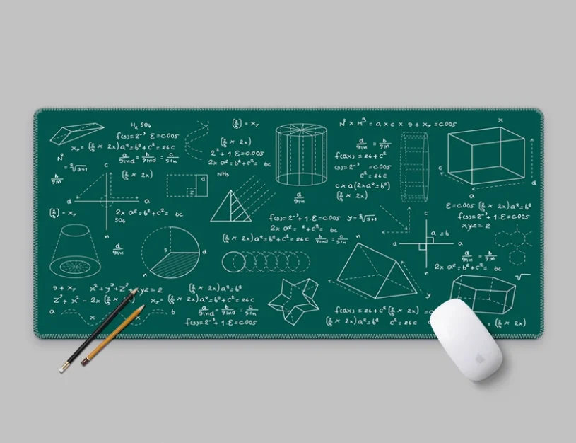 

Scientific Calculation Deskmat Natural Rubber Laptop Office Anime Table Gamer Accessories Kawaii Gaming Computer Big Keyboard
