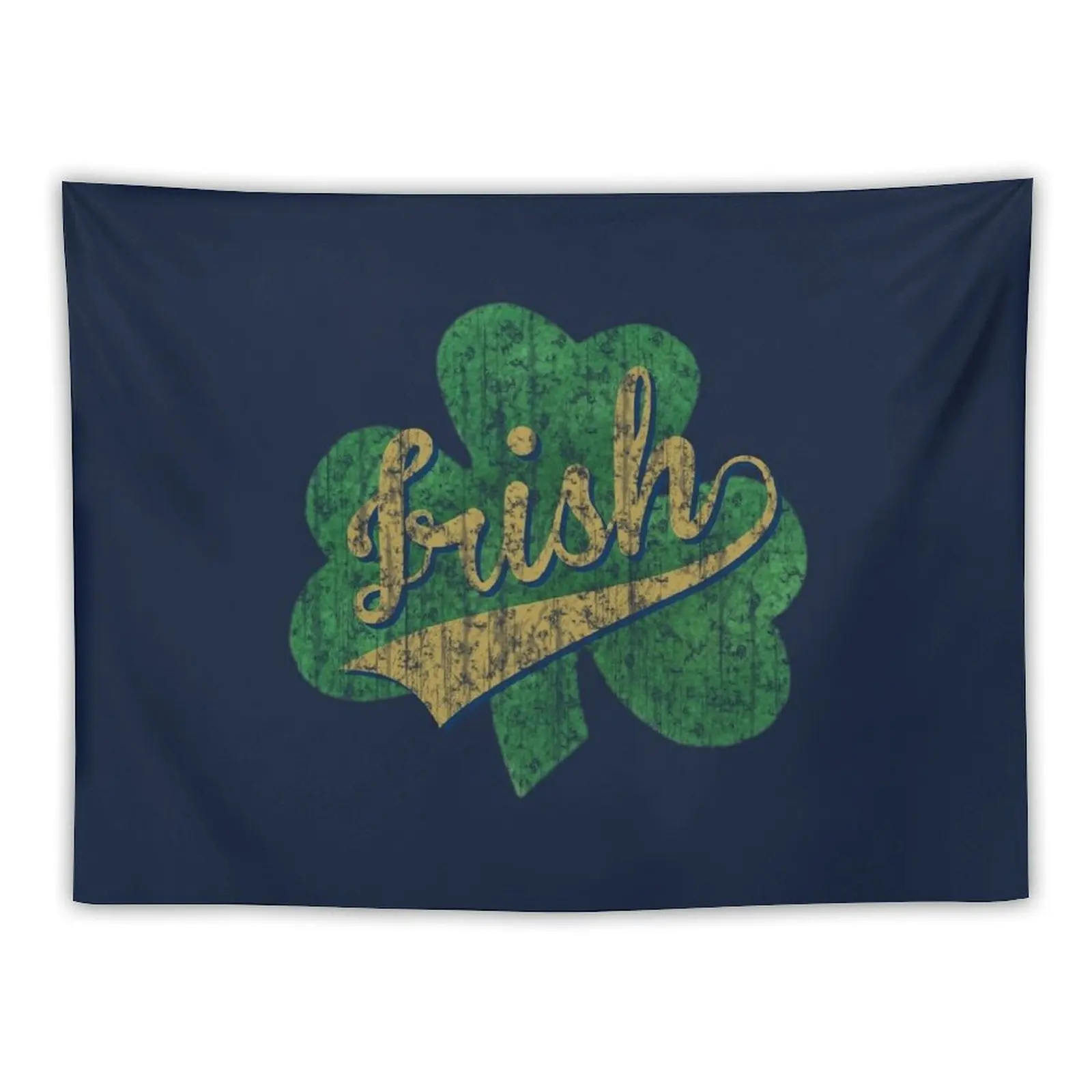 

Irish Shamrock Vintage Distressed Tapestry Cute Decor Home Decorating Tapestry
