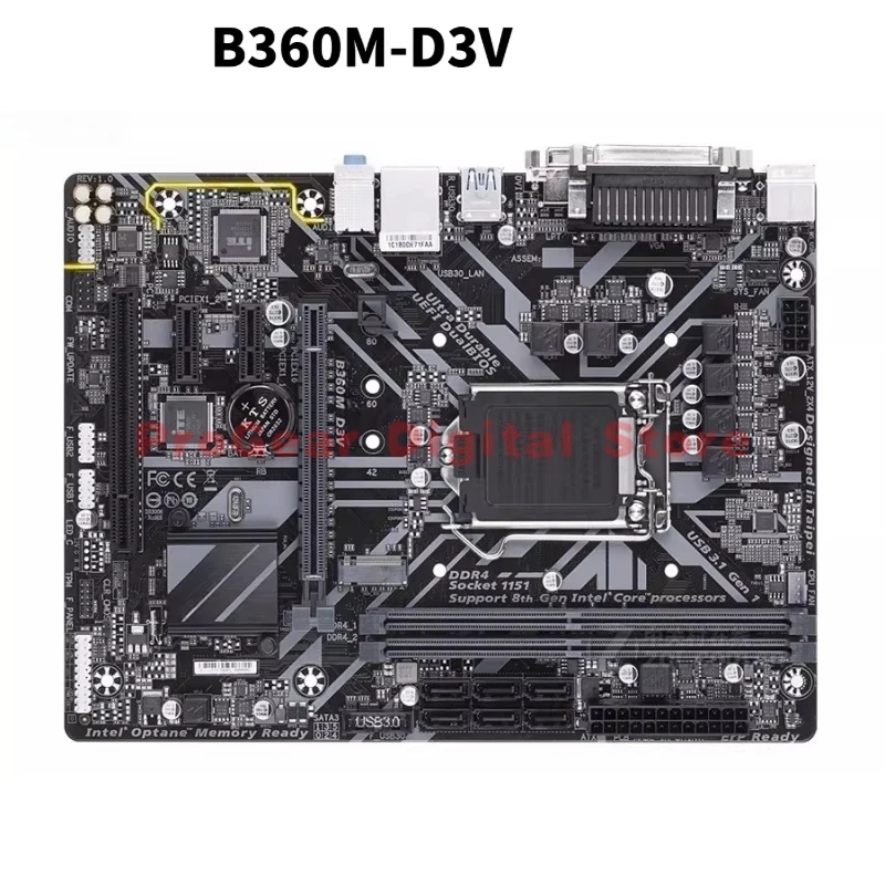 

Used for GIGABYTE B360M-D3V / B360M GAMING HD LGA 1151 mATX DDR4 Motherboards
