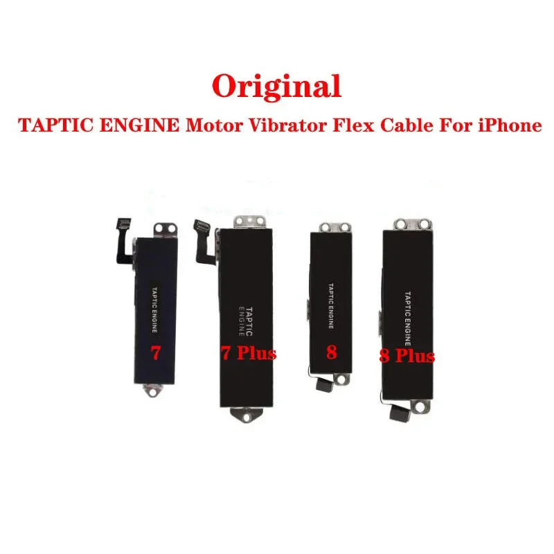 Original TAPTIC ENGINE Motor Vibrator Vibration Flex Cable For iPhone 7 8 Plus Repair Replacement Parts