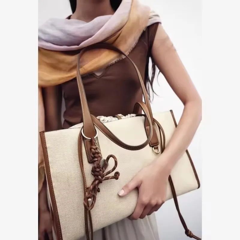 

Brand Designer big Pu Leather Shoulder Bags Top Handle Handbags Crossbody Bag with Removable Interior Zip Pouch for Commuter
