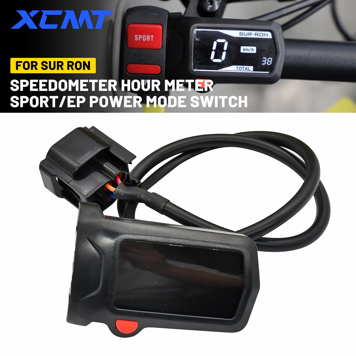 For Surron Light Bee Electric Bike Hour Meter Speedometer Motorcycle Cross-country Odometer Tachometer Parts Accessories