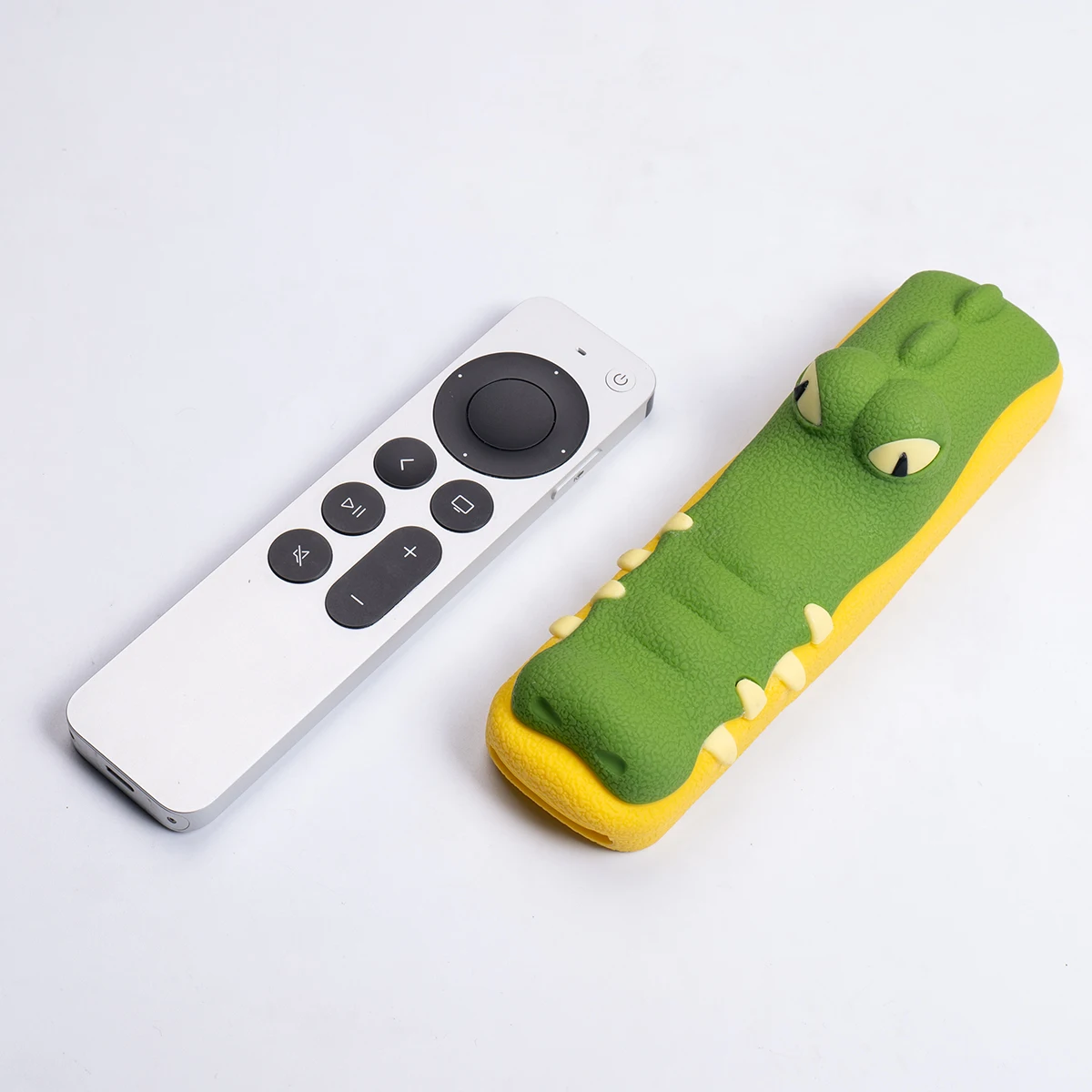 Silicone Remote Case for Apple TV 4K Siri Remote 2021 New Soft Non-slip Cartoon Crocodile Cute SIKAI Protective Cover