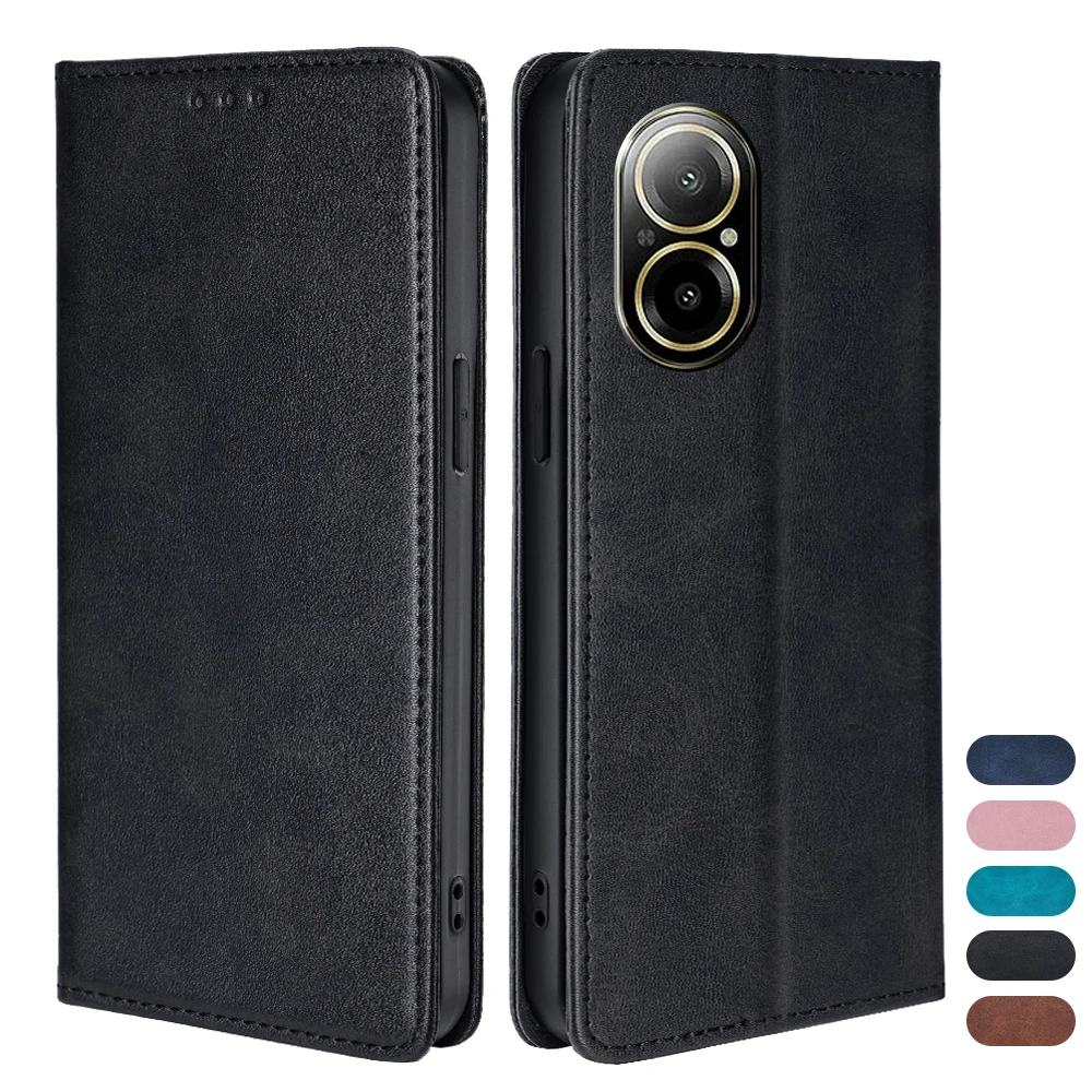 Business Leather Flip Phone Case for Realme C67 C55 C53 C35 C33 C31 C30S C30 C21Y C25Y C21 C20 Magnetic Wallet Case Cover Stand