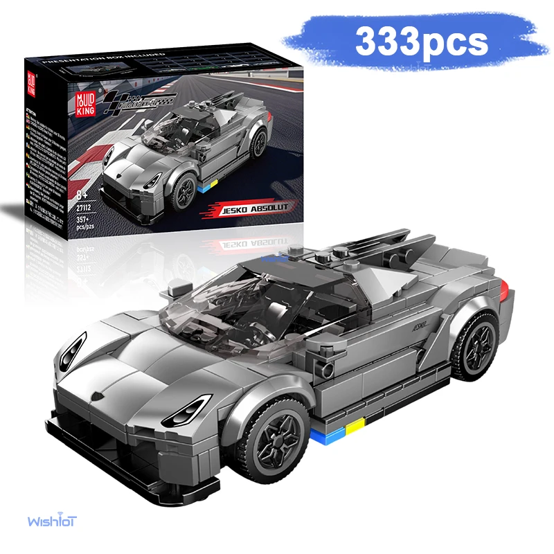

27106 Mini Luxury Car 333pcs Building Block Models DIY Small Granule Educational Assembly Bricks Toy Christmas Gifts