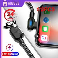 1/2PCS Suitable For Travel Home  Office Fast Charging Charing Data Cord Durable Abrasion Resistant Charge Cable