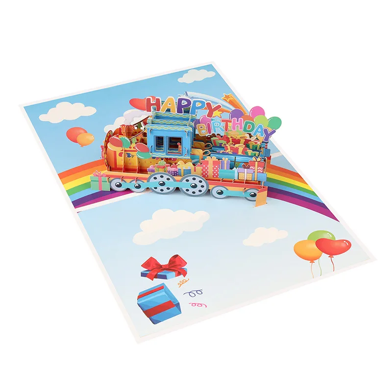 Happy Birthday Card for Girl Kids Wife 3D Pop-Up Funny Happy Cards Party Wedding Invitations Greeting Cards