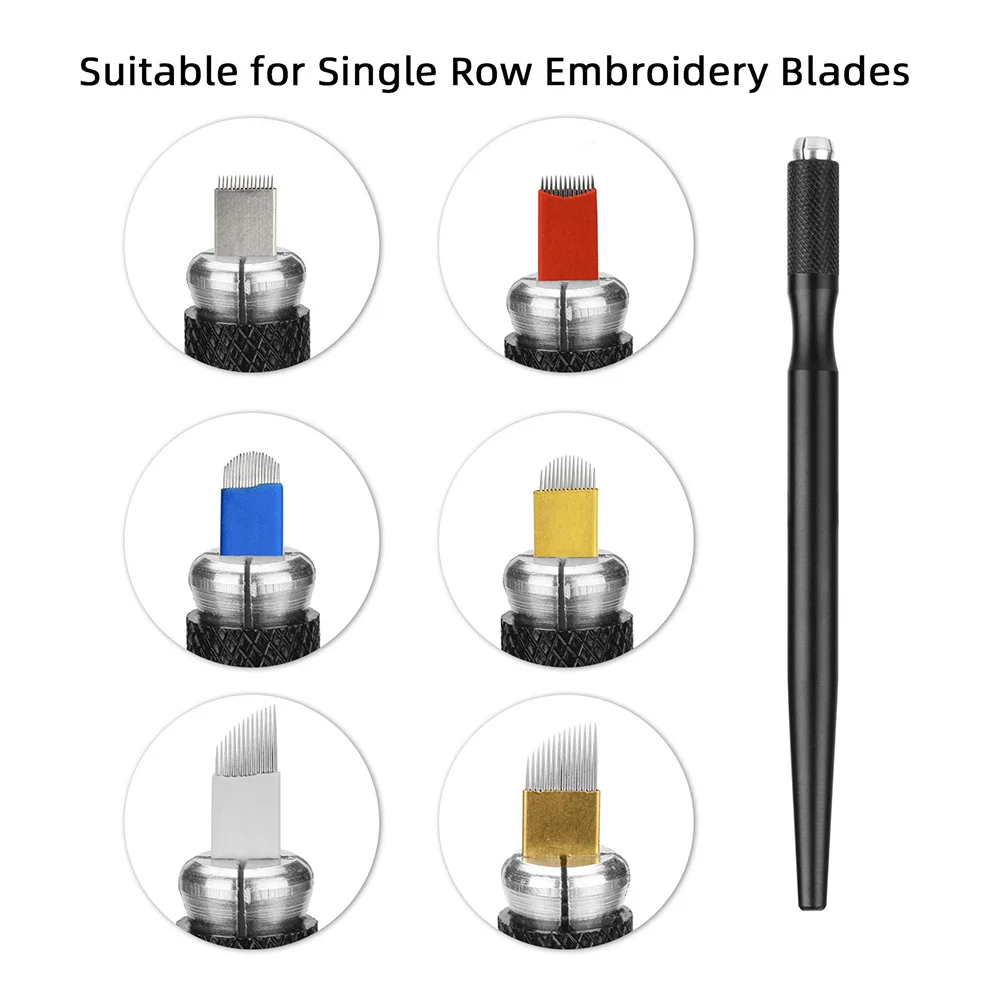 قلم Microblading أداة وشم الحواجب الاحترافية من سبائك الألومنيوم متعددة الوظائف لوضع علامات على الوشم على ماكياج الحواجب #5