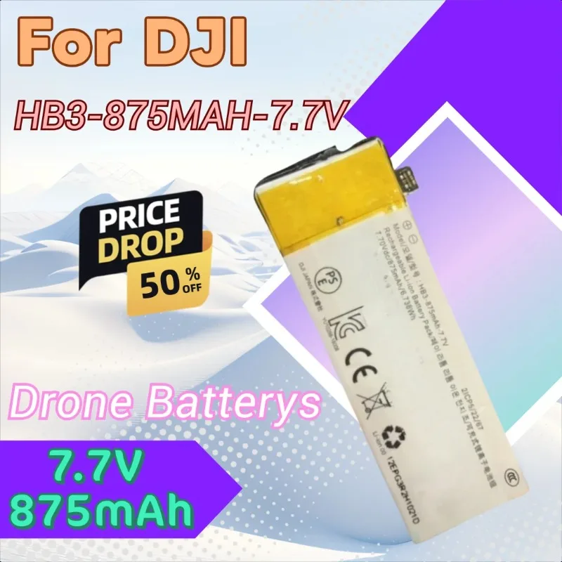 

New HB3-875MAH-7.7V Replacement Battery for DJI Osmo Pocket 1 Osmo Pocket 2 Osmo Pocket II Camera Batteries