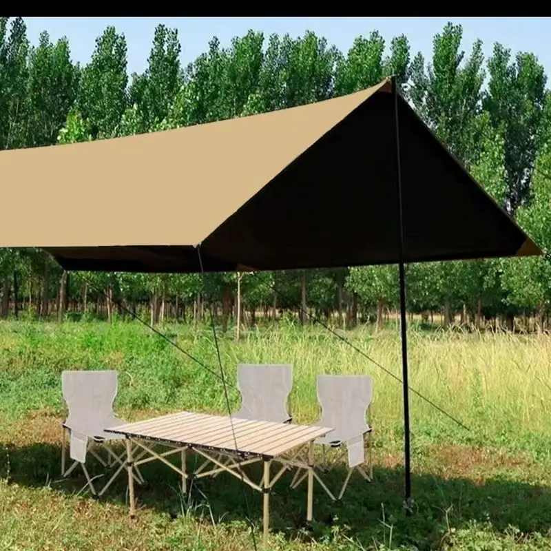 Camping vinyl canopy outdoor equipment oxford cloth shading rain tent multi-person