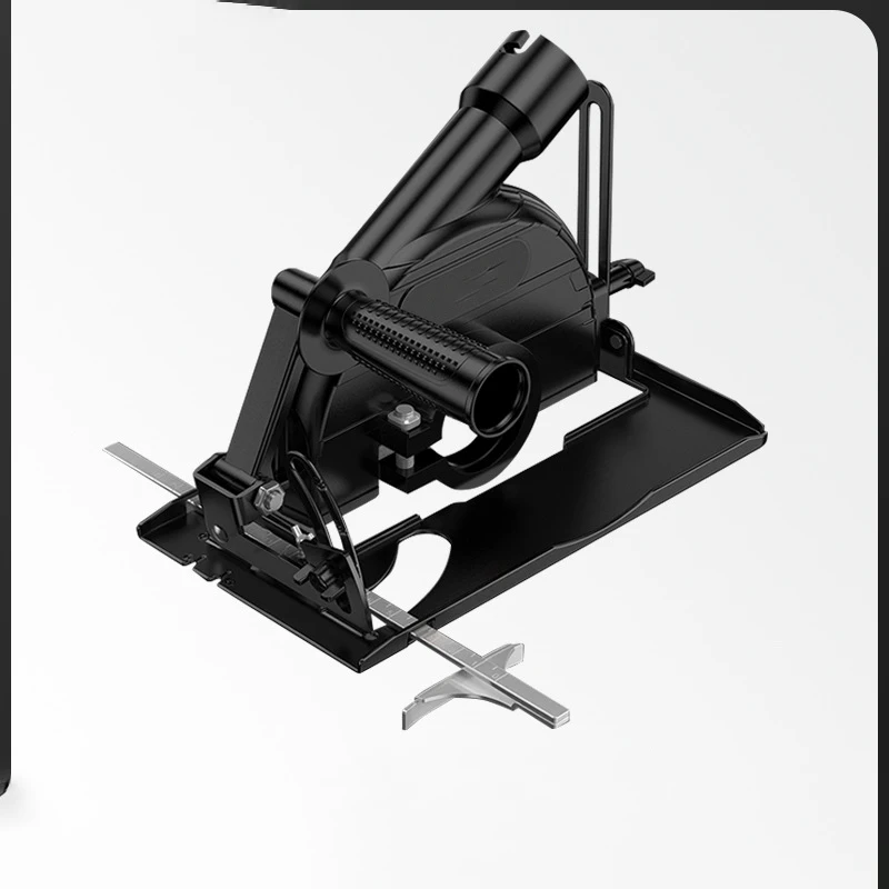 Conversion bracket for converting an angle grinder into a cutting machine Angle grinder, variable cutting machine, conversion