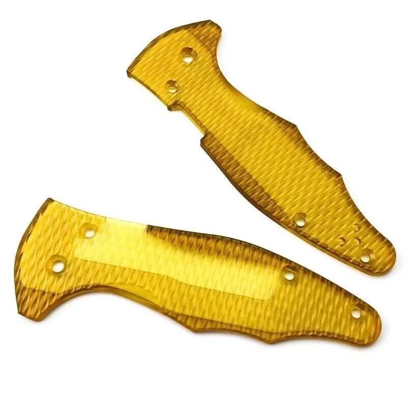 Imagem -02 - Ultem-pei Alça de Aderência para Spyderco Yojimbo Faca Dobrável Escalas C85 Par