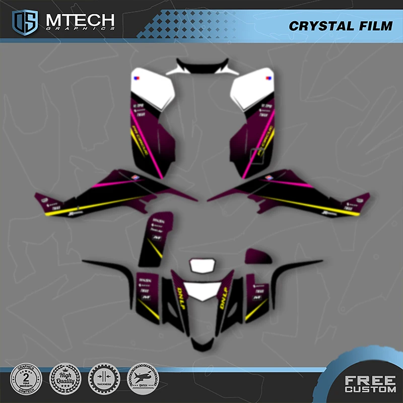 

DSMTECH Custom Graphics LTZ400 Graphic Decals Sticker Kit DECO Dekor For Suzuki LTZ 400 2003 2004 2005 2006 2007-08 KFX 400 003