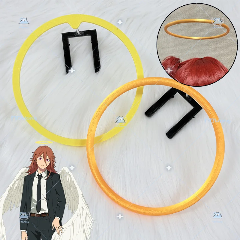 Accesorio de cosplay de ángel y demonio de anime, halo de cosplay de ángel y demonio, EnjeruTenshi no Akuma, accesorio para la cabeza para juegos de rol, para fiestas de Halloween, accesorios para adultos