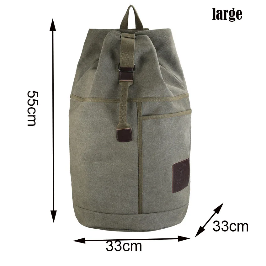 60/30L Mens Bag Outdoor Sports gym Duffle Bag Rucksack Tactical Canvas Backpack School Bag Travel Shoulder BagHandbag Two Size