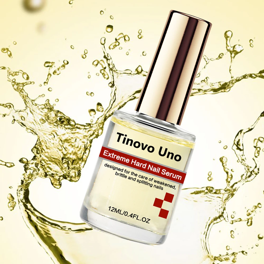Tinovo Uno Hard Nail Serum น้ํามันหนังกําพร้าเล็บ Cares สําหรับอ่อนแอเปราะ Cracked เล็บ Keratin Nail Hardener Strengthener น้ํามัน