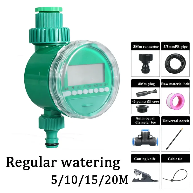 

Timed Plant Watering System 5/10/15/20M Atomizing Nozzle Set Automatic Flower Watering Gardening Tools and Equipment