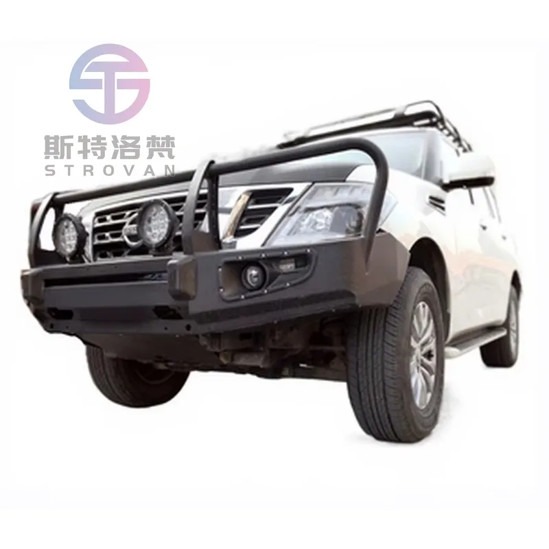 

Высококачественный стальной передний бампер-кенгурятник 4WD для Patrol Y62