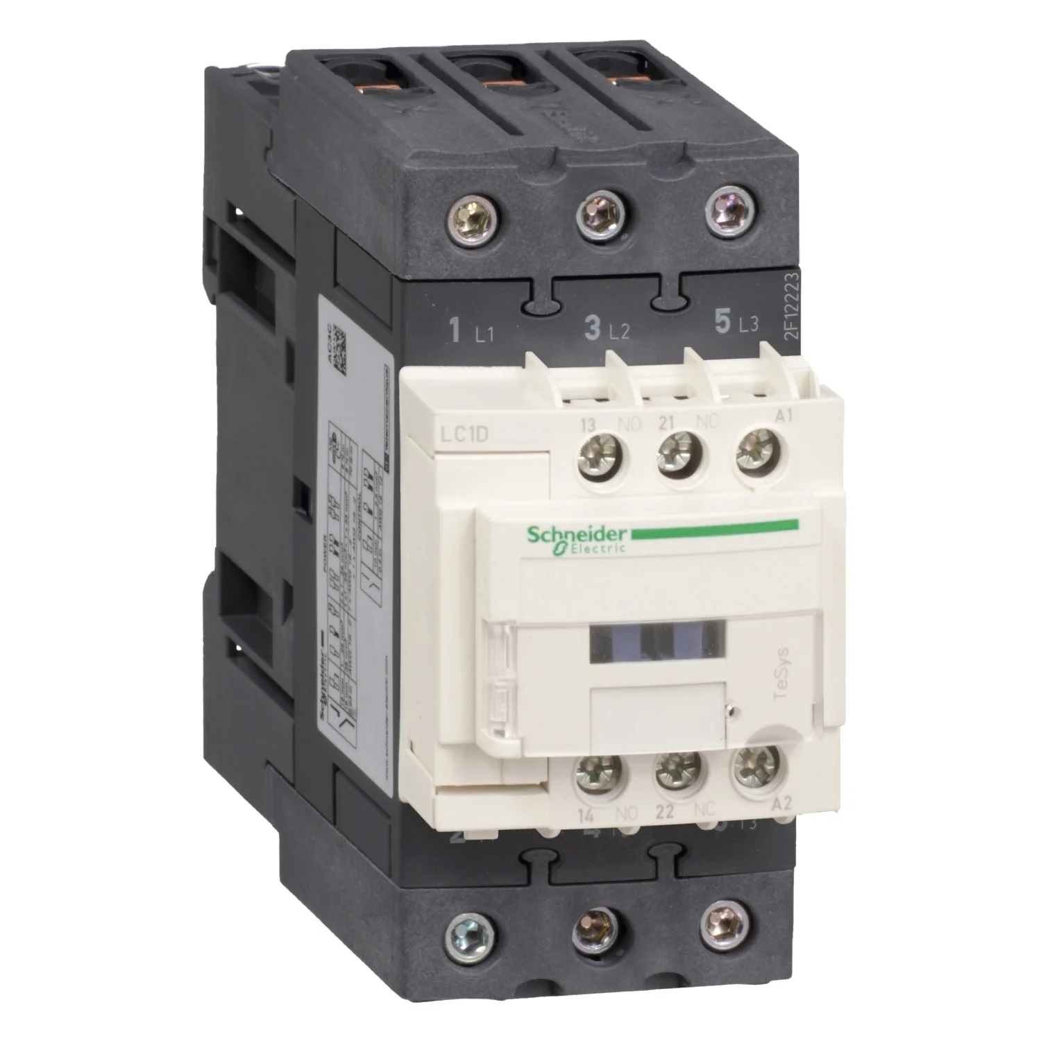 

Telemecanique TeSys D contactor LC1D50A - 3P(3 NO) AC3 440 V 50 A 220 AC 50/60 Hz coil LC1D50AM7