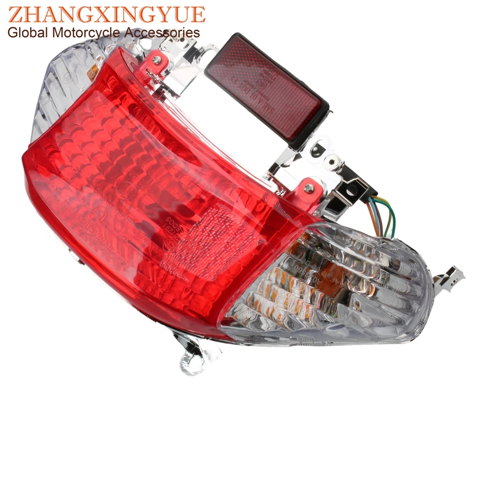 GY6 Chinese Scooter Tail Light Turn Signal Taillight Assembly For Peugeot V-Clic 50cc 4-stroke