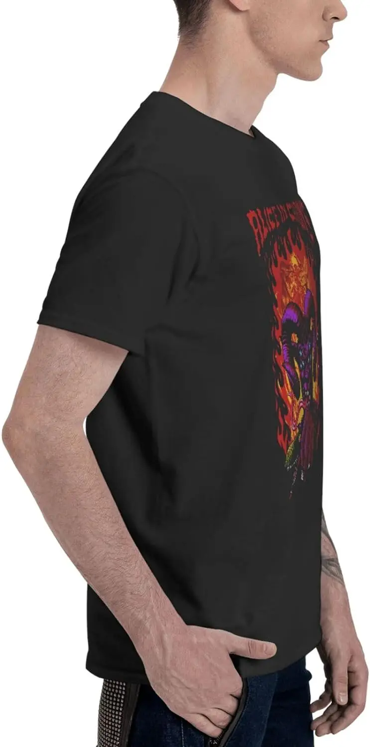 Men's Cotton T Shirt Fashion Casual Round Neck Tops Short Sleeve Tee