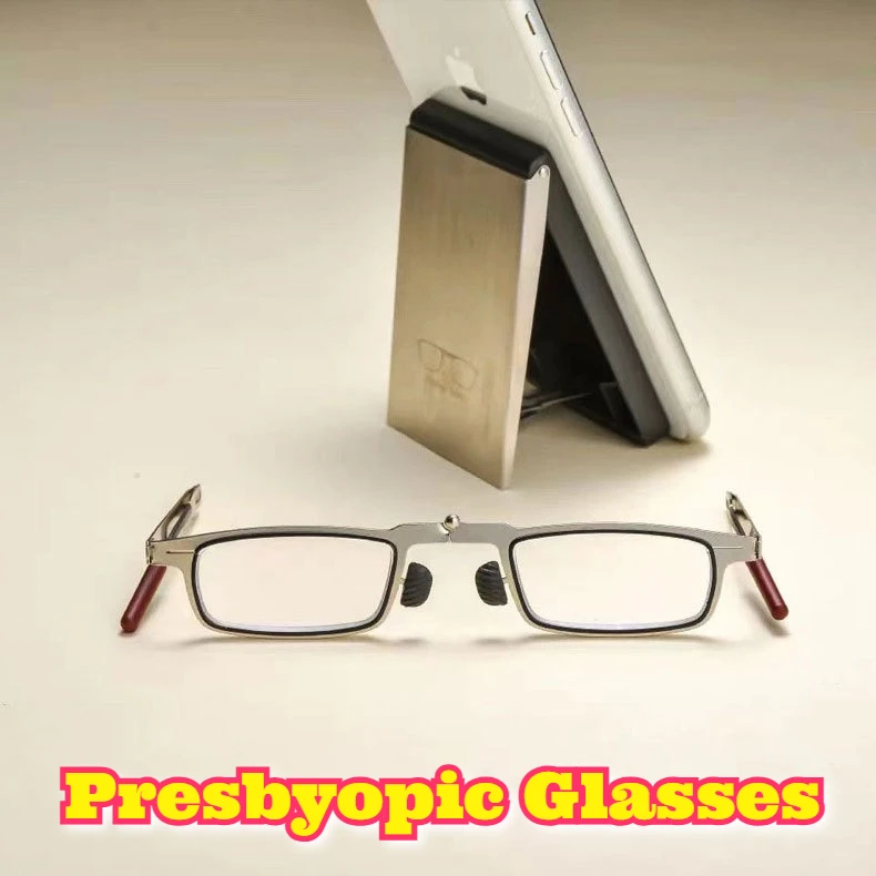 

‌New Blue Light Blocking Reading Glasses Foldable Phone Holder Portable HD Magnifier Eyewear Men Women Elderly Presbyopia Vision