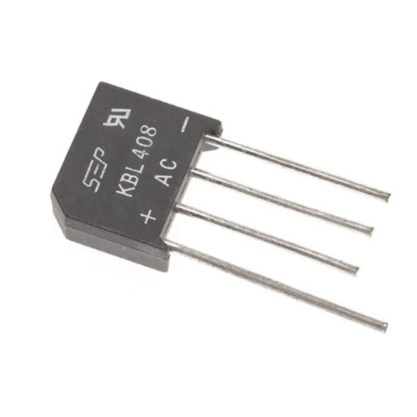 

10Pcs 800V 4a Kbl408 Bridge Rectifiers Black Plastic Current 150a 83ms Overlaid High Performance Diodes