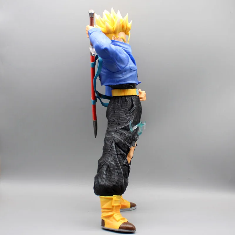 42cm Dragon Ball Anime Mrc Trunks Future Warrior Pvc Action Figure Decoration Ornament Model Doll Toys For Children Gifts